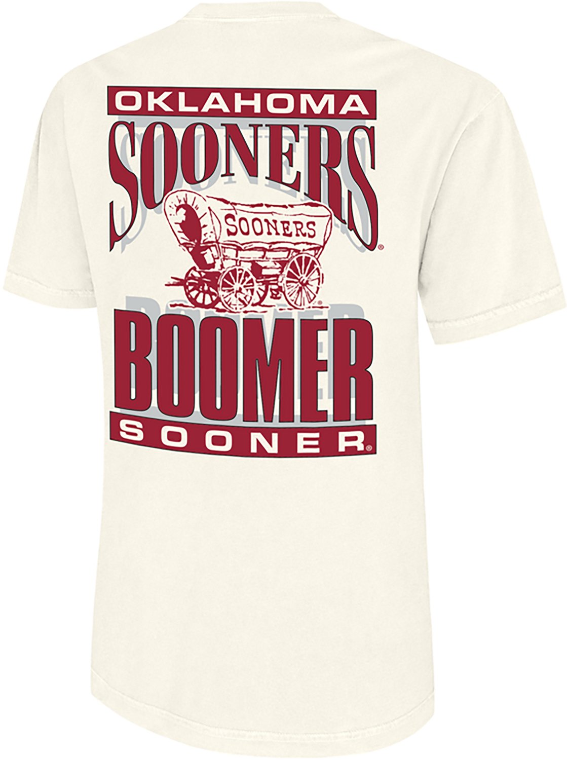WILDCAT RETRO Men's University of Oklahoma Arch Wagon Graphic T-shirt
