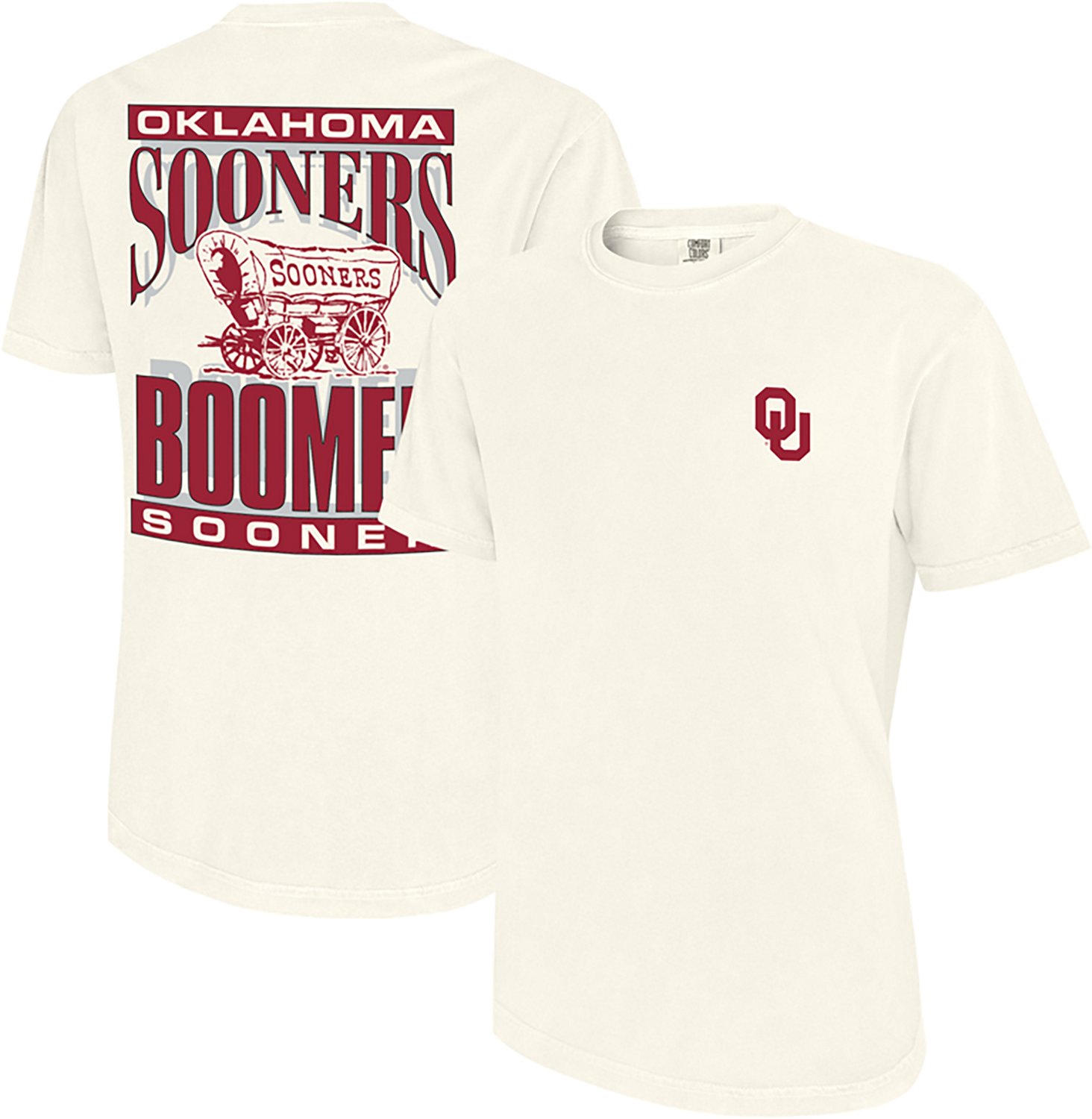 WILDCAT RETRO Men's University of Oklahoma Arch Wagon Graphic T-shirt
