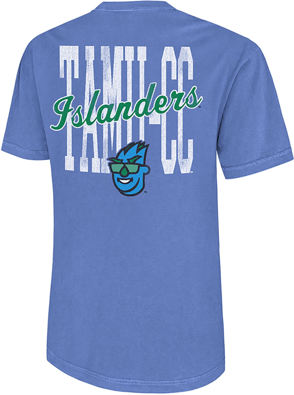 WILDCAT RETRO Men's Texas A&M Corpus Christi Islanders Mascot Short Sleeve T-shirt - view number 2