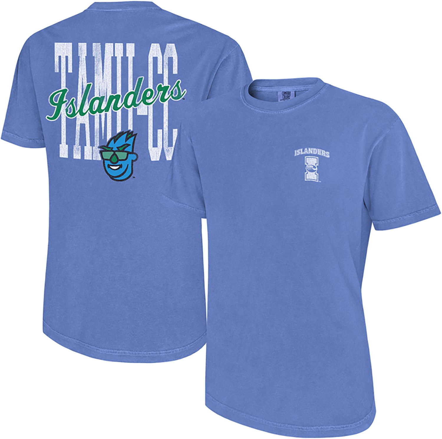 WILDCAT RETRO Men's Texas A&M Corpus Christi Islanders Mascot Short Sleeve T-shirt - view number 3
