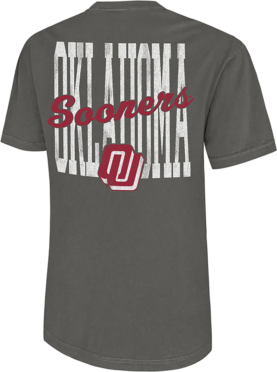 WILDCAT RETRO Men's University of Oklahoma Script Sooners Disco Graphic T-shirt