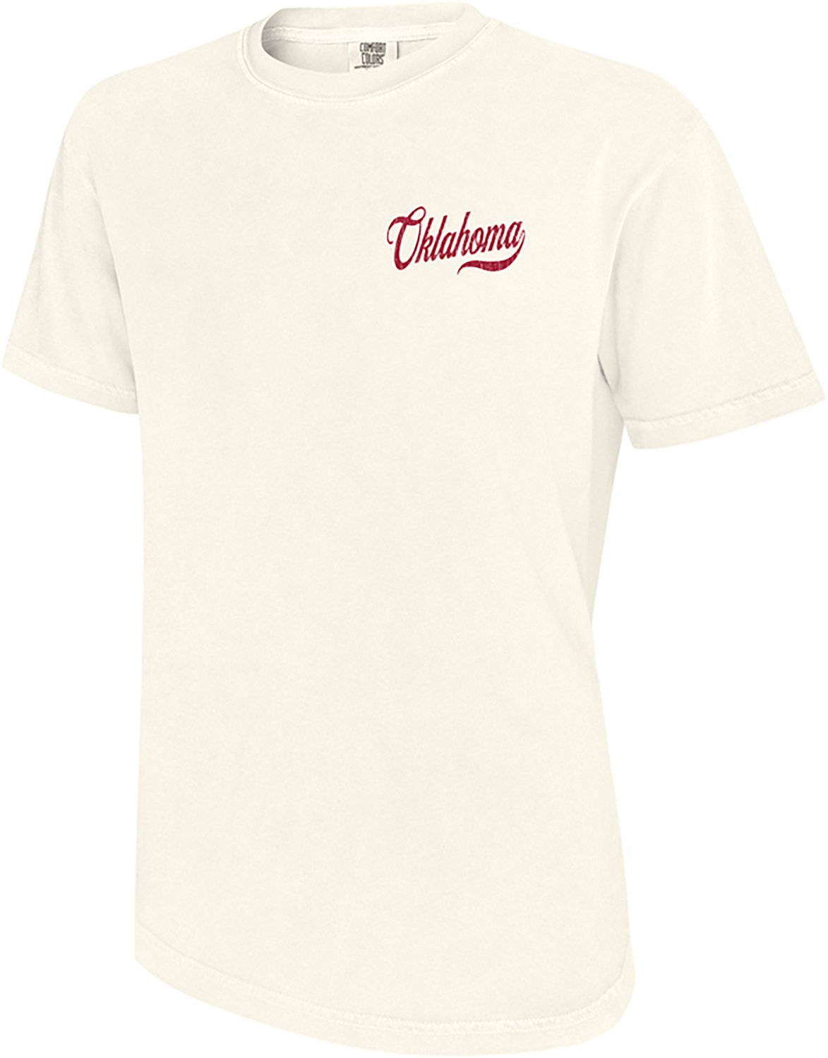 WILDCAT RETRO Men's University of Oklahoma Script Tail Patch Graphic T-shirt