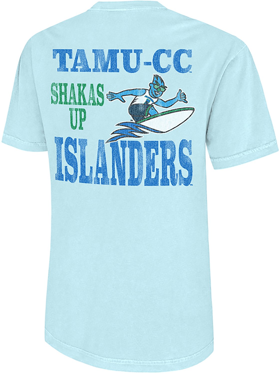 WILDCAT RETRO Men's Texas A&M University-Corpus Christi Shakas Up Surfer Comfort Colors DS T-shirt - view number 2