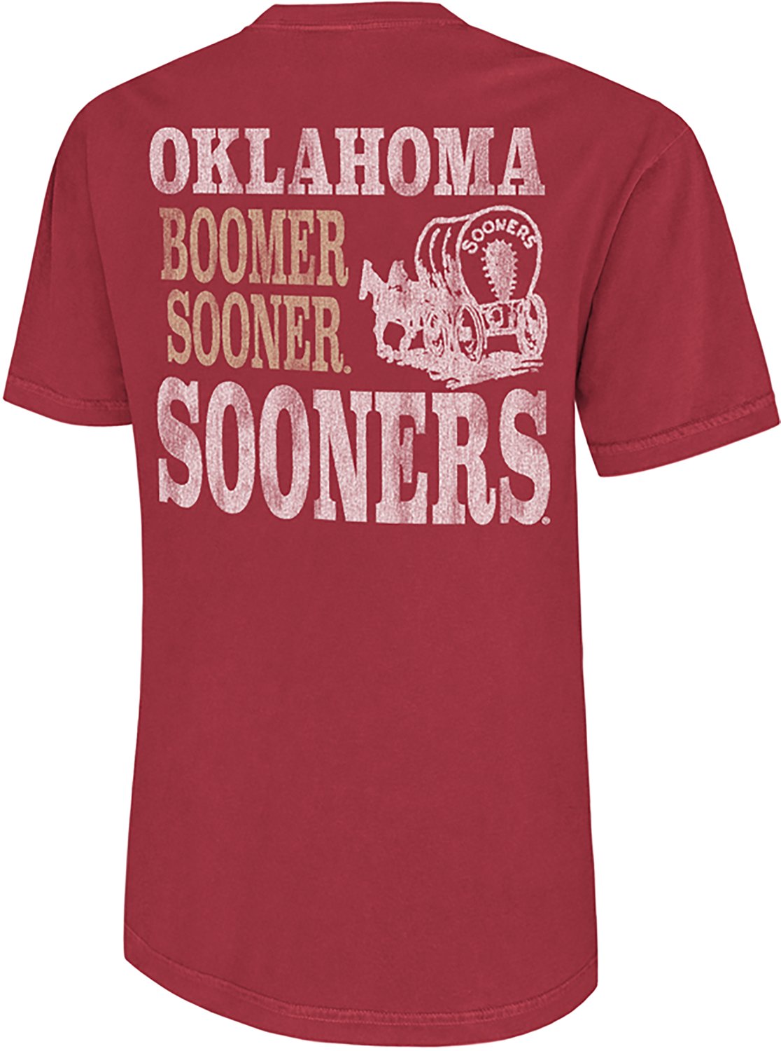 WILDCAT RETRO Men's University of Oklahoma Wagon Disco Graphic T-shirt
