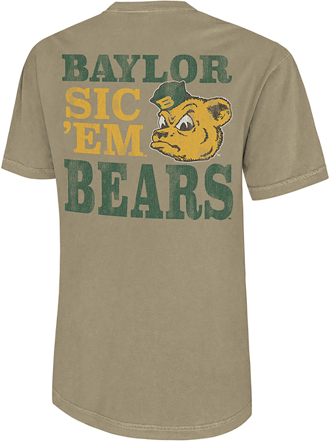 WILDCAT RETRO Men's Baylor University Mantra Sailor Mascot Graphic T-shirt - view number 2