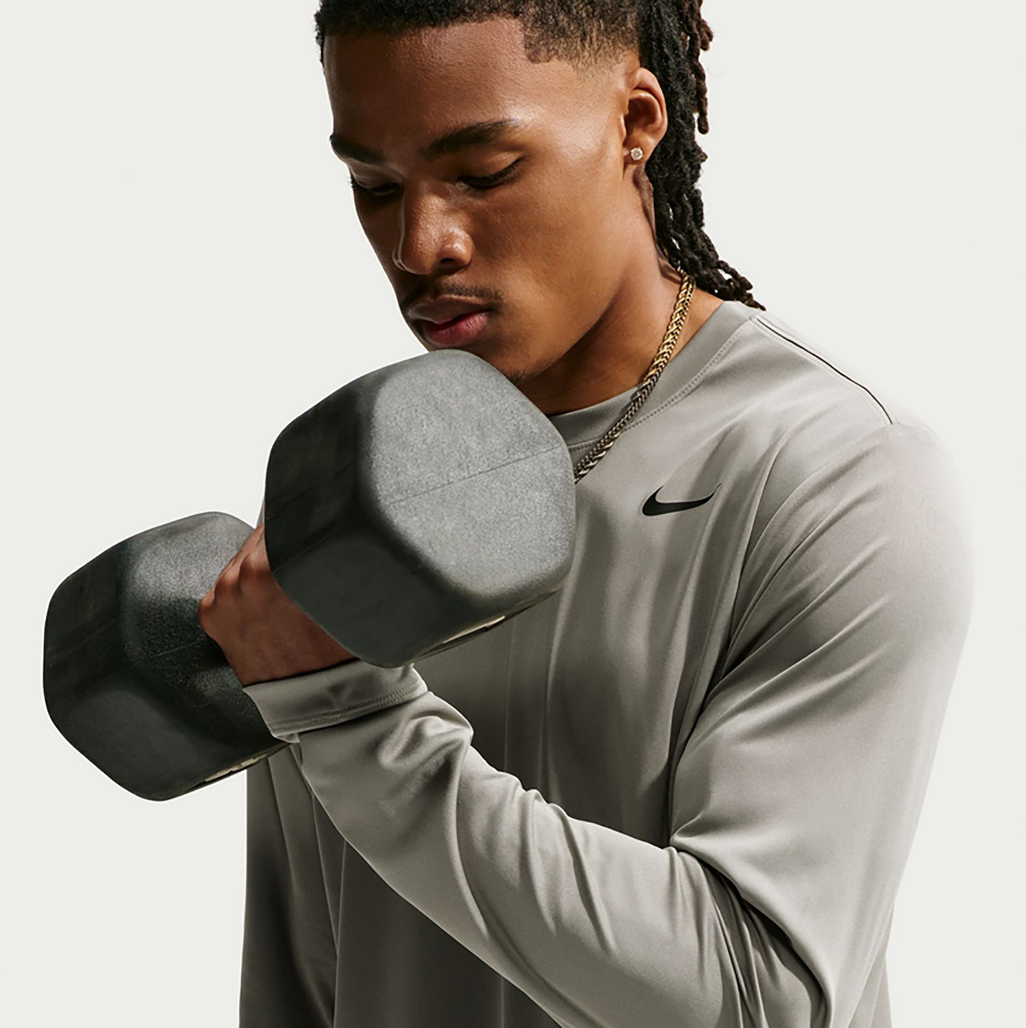 Nike Men's Dri-FIT Long Sleeve Training Top - view number 5