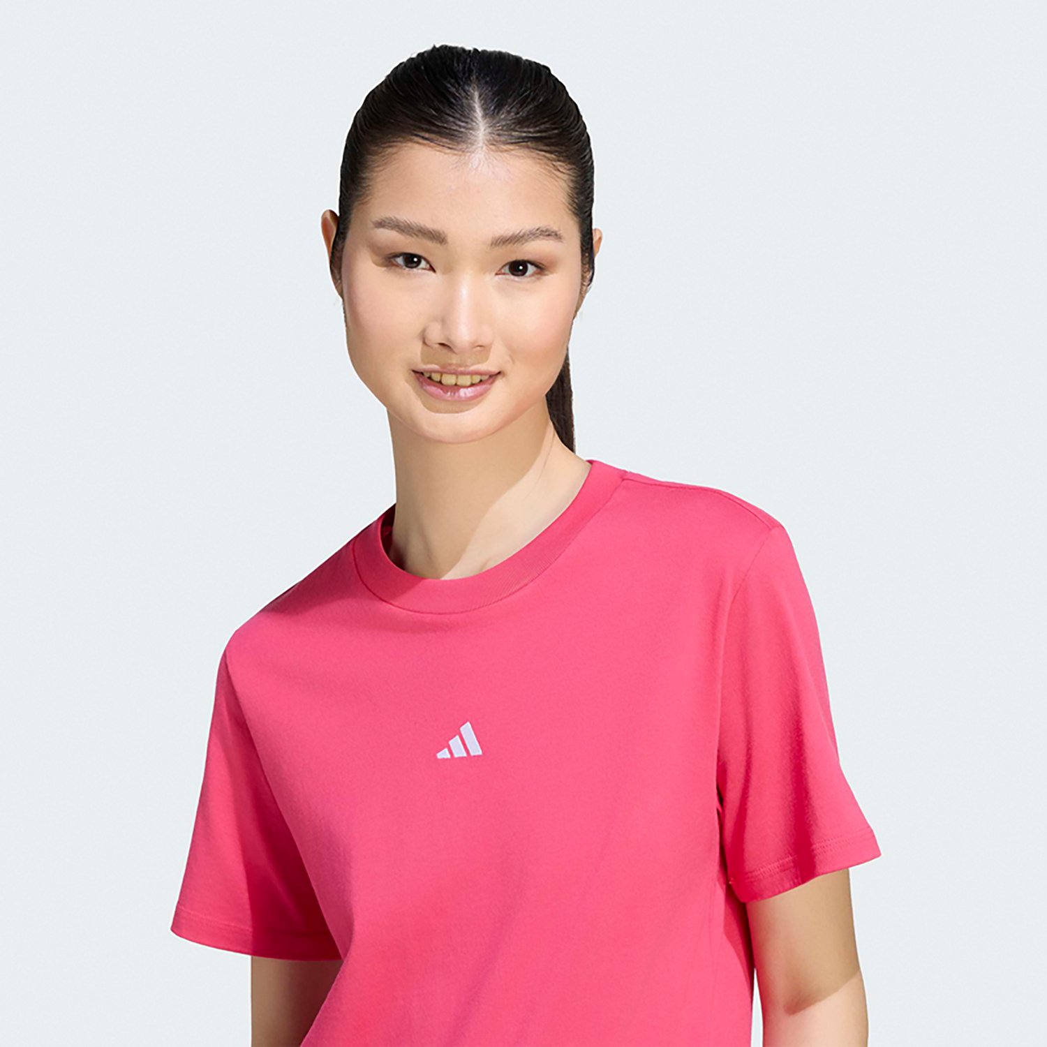 adidas Women's Essentials Small Logo Cotton T-shirt                                                                              - view number 3