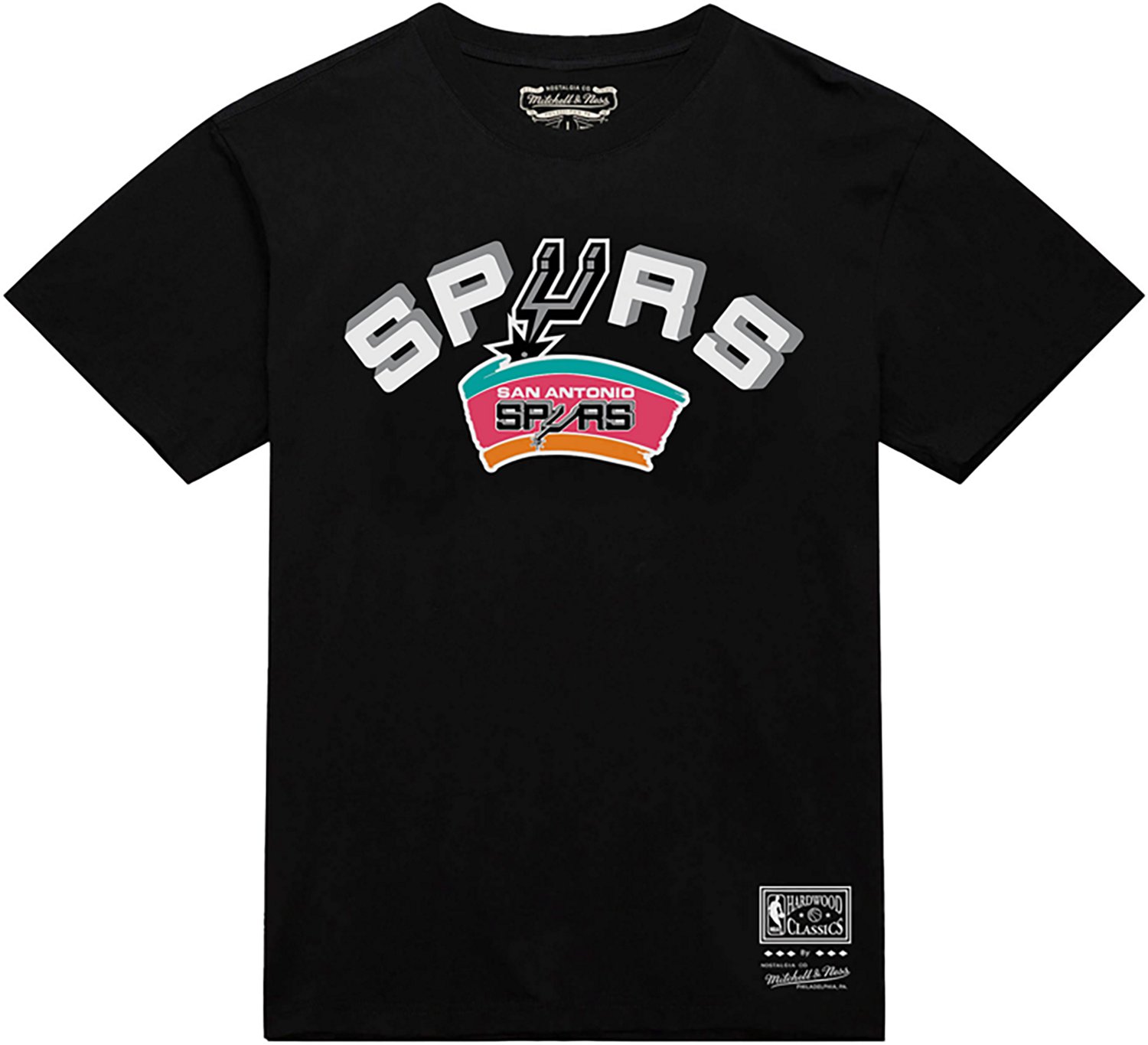 Mitchell & Ness Men's San Antonio Spurs Evergreen HWC Graphic T-shirt