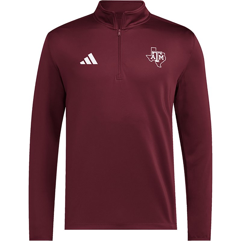 adidas Men's Texas A&M University Ultimate 365 1/4-Zip Sweatshirt