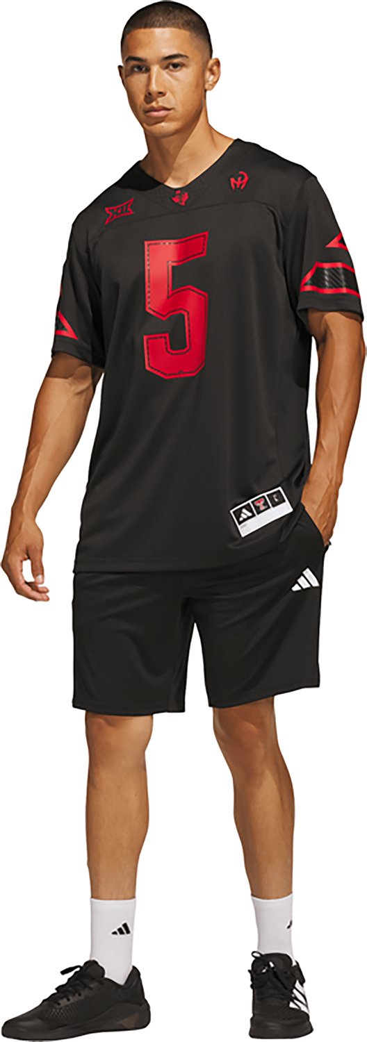 adidas Men's Texas Tech University Let's Ride Strategy Football Jersey