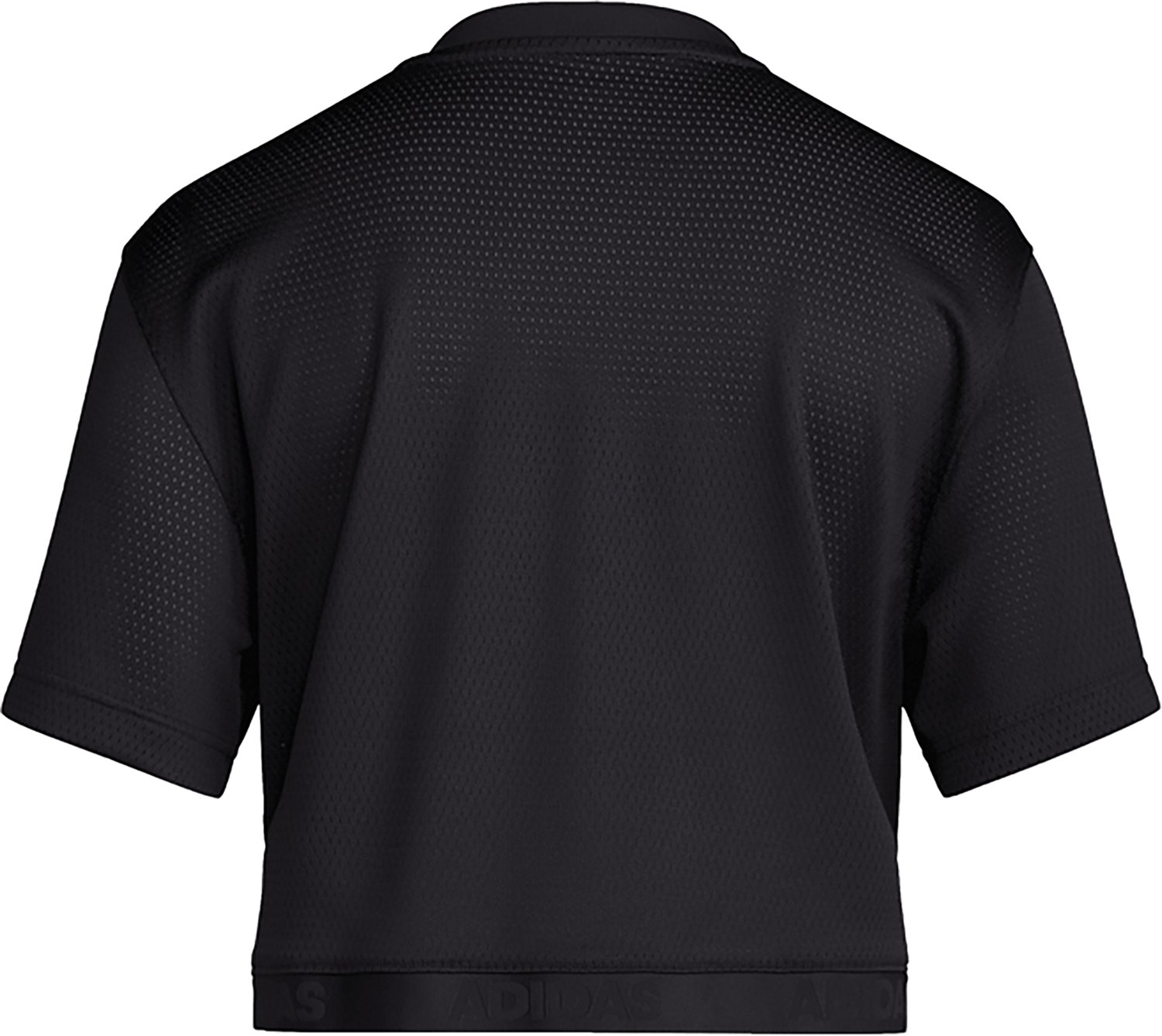 adidas Women's Texas Tech University Let's Ride Strategy Cropped Football Jersey - view number 2