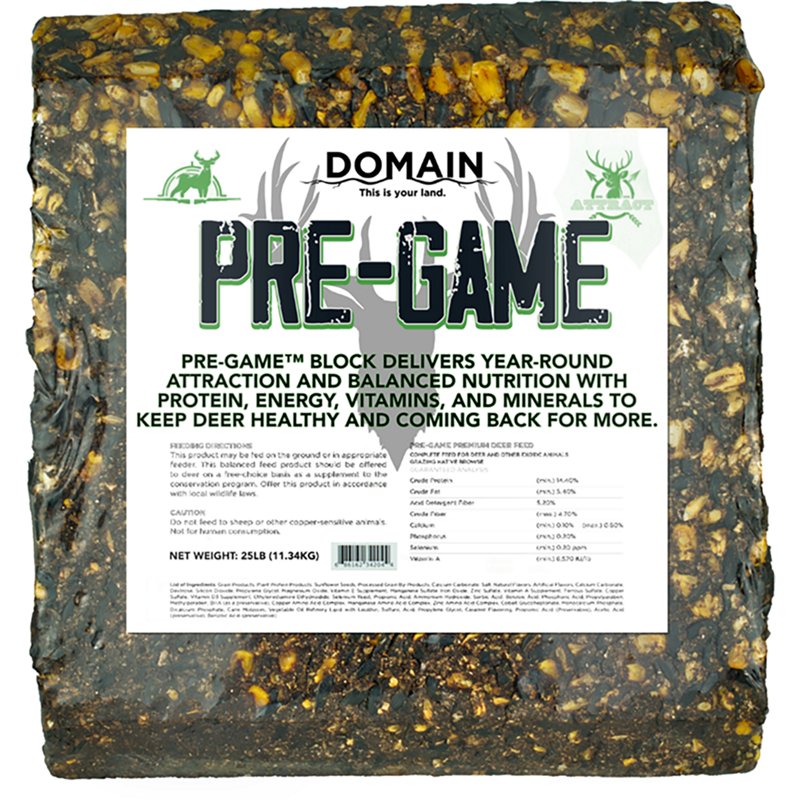 Domain Outdoor Pre Game 25 Lb Deer Block