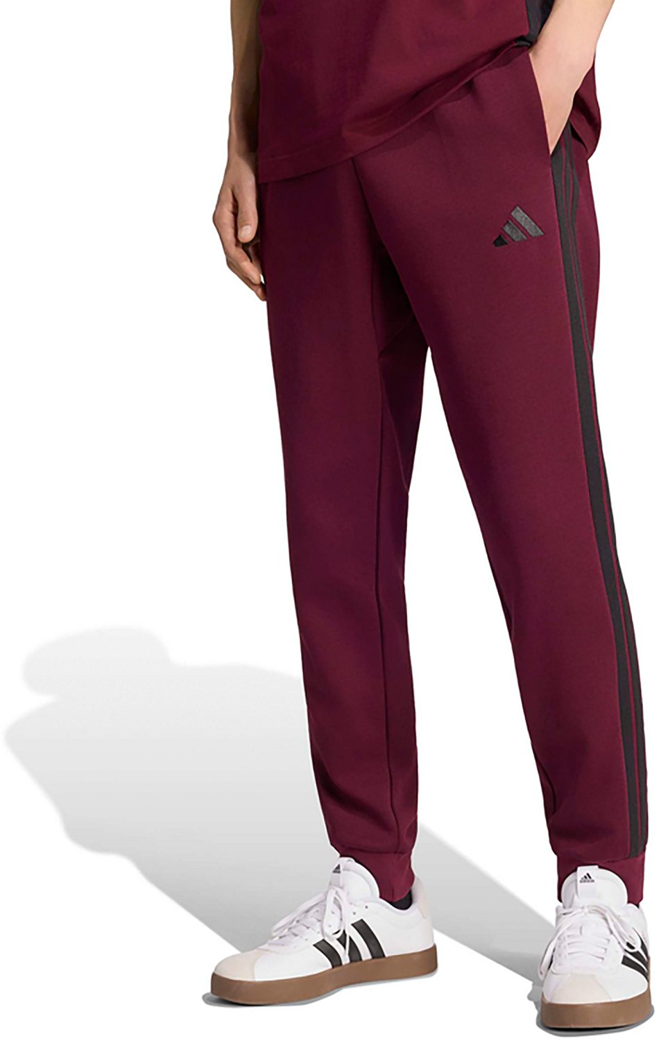 adidas Men's 3S Fleece Tapered Sweatpants