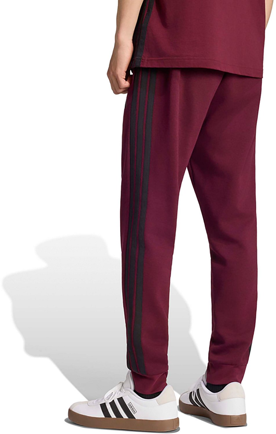 adidas Men's 3S Fleece Tapered Sweatpants - view number 2