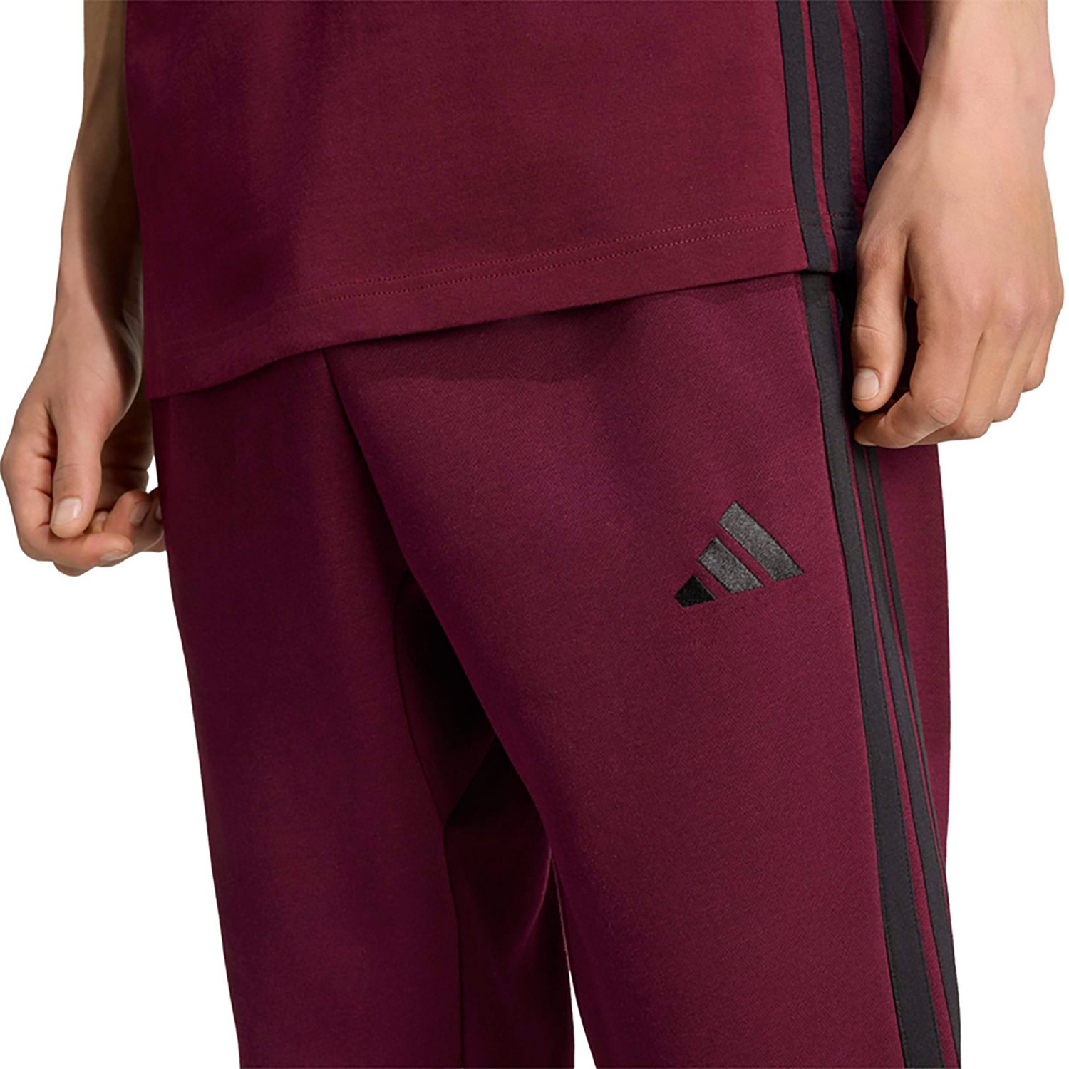 adidas Men's 3S Fleece Tapered Sweatpants - view number 5