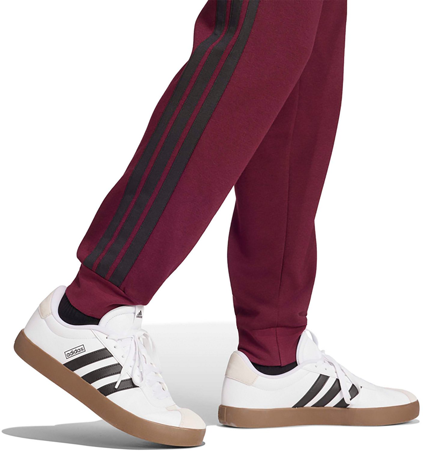 adidas Men's 3S Fleece Tapered Sweatpants - view number 6
