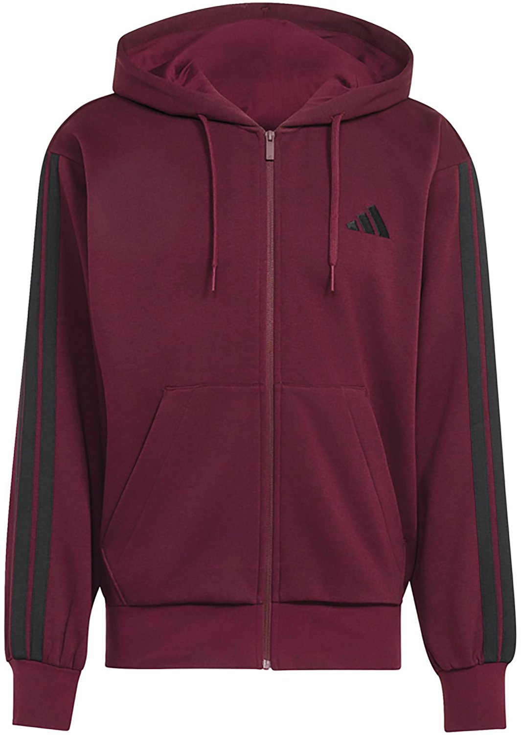 adidas Men's Essentials Fleece 3-Stripes Full Zip Hoodie - view number 6