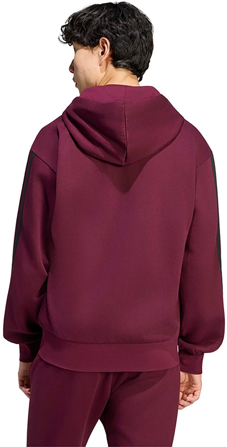 adidas Men's Essentials Fleece 3-Stripes Full Zip Hoodie - view number 2