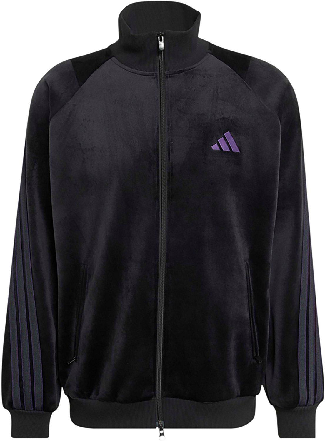 adidas Men's Stadium Loose Fit Velour Track Top - view number 6
