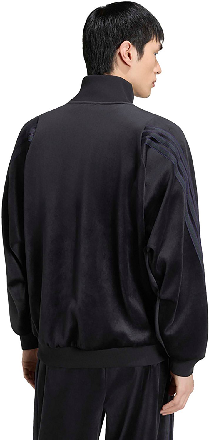 adidas Men's Stadium Loose Fit Velour Track Top - view number 2