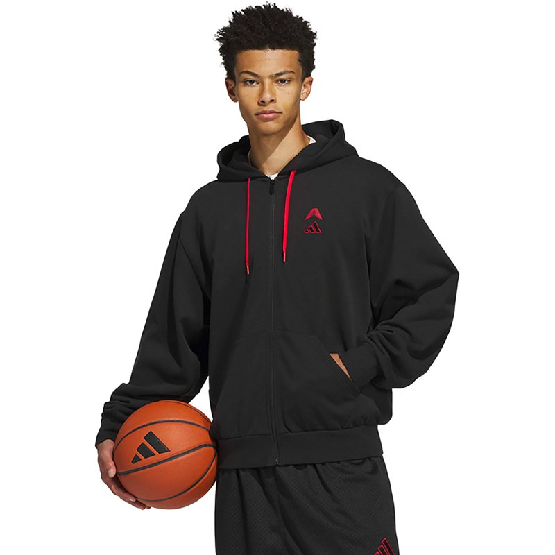 adidas Men's Anthony Edwards Foundation Full Zip Hoodie