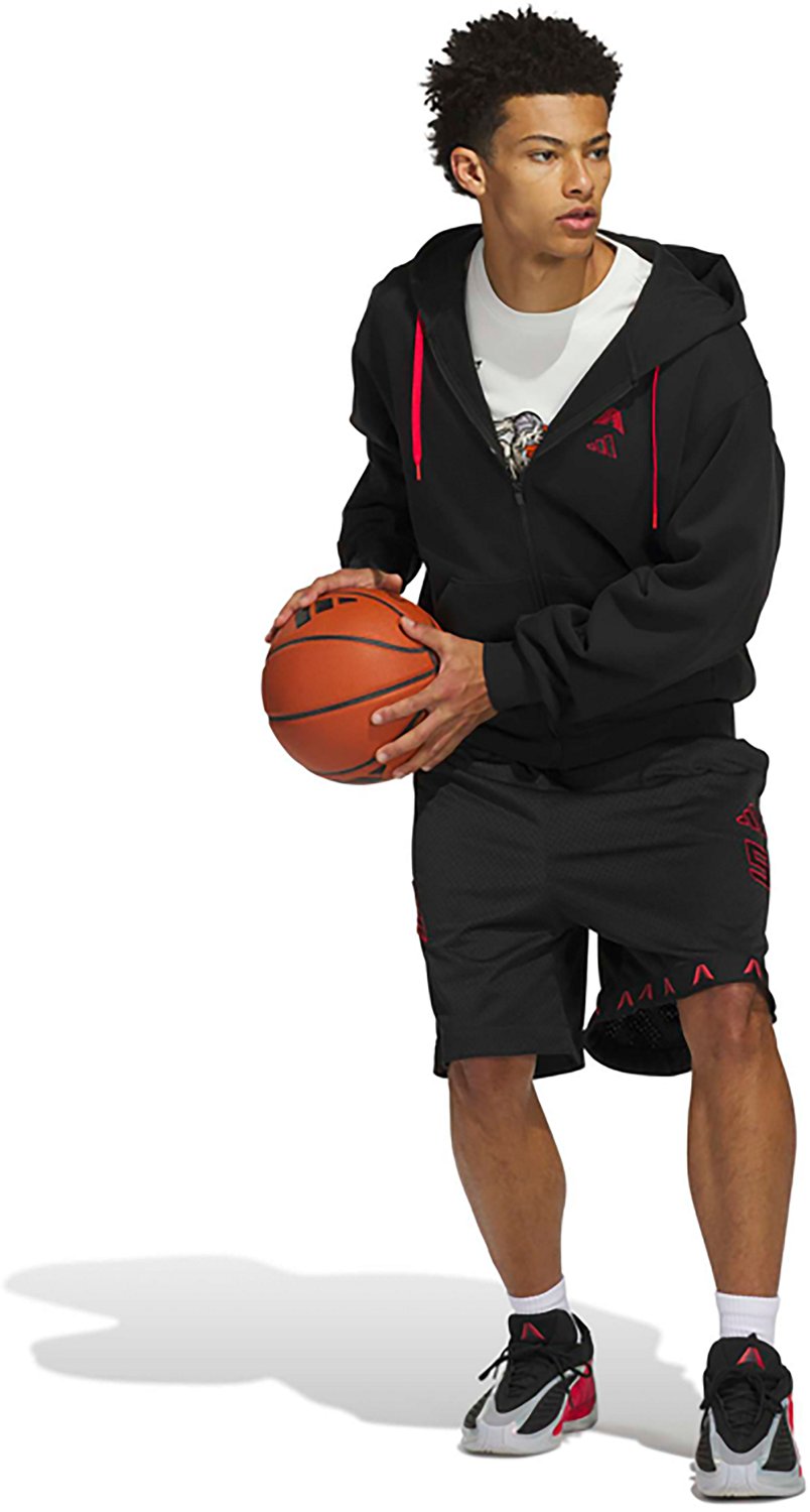 adidas Men's Anthony Edwards Foundation Full Zip Hoodie - view number 3