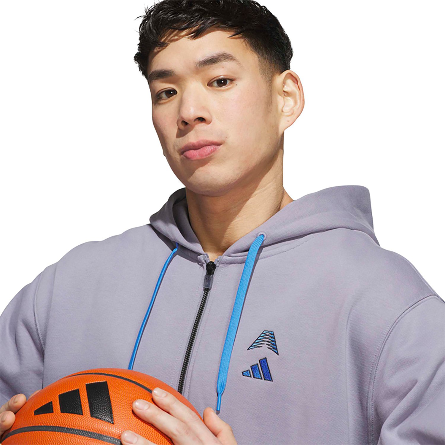 adidas Men's Anthony Edwards Foundation Full Zip Hoodie - view number 4