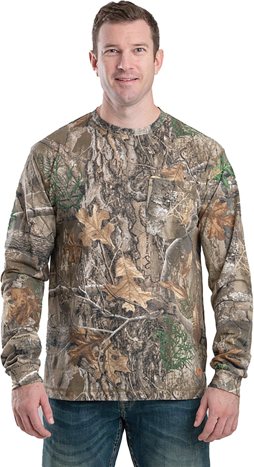 Berne Men's Performance Camo Long Sleeve T-shirt