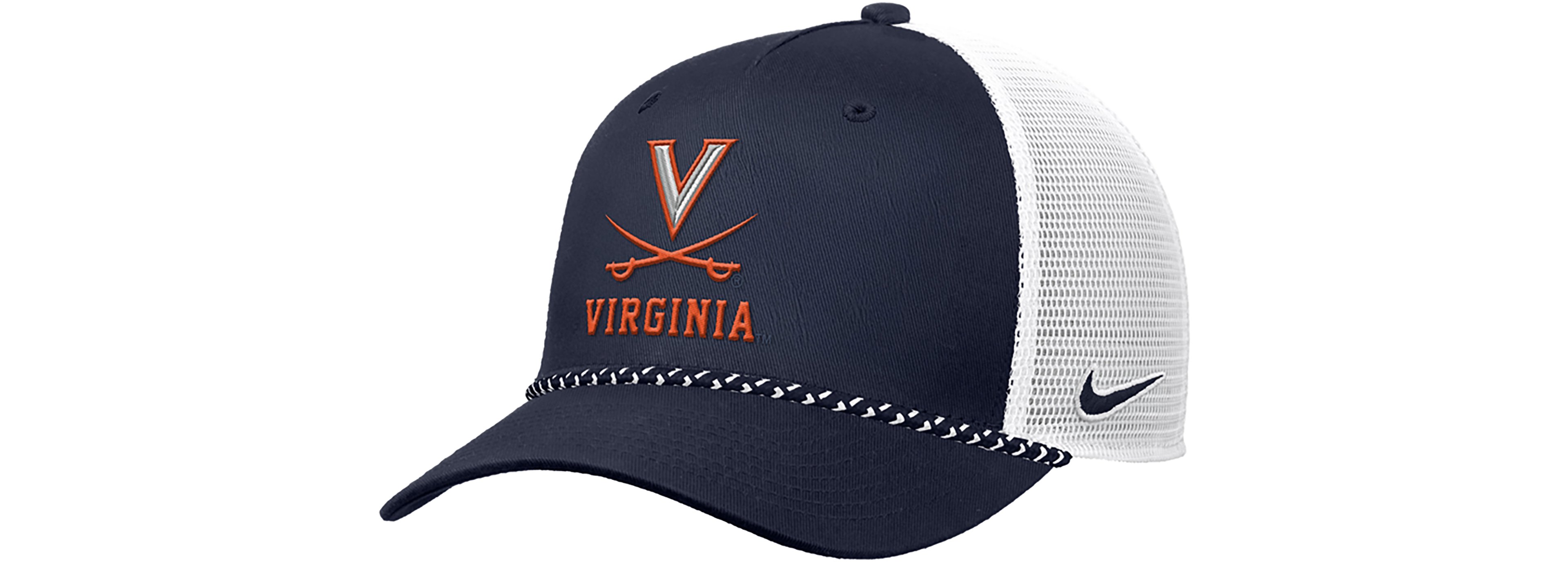Nike Adults' Virginia Rise Dri-FIT Wool Visor Rope Meshback Cap
