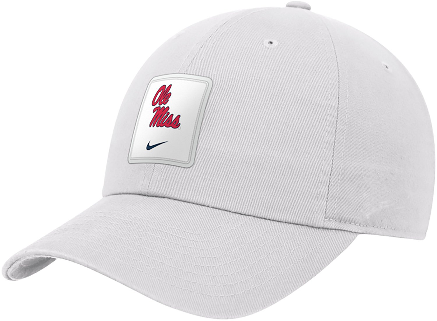 Nike Adults' Ole Miss Patch Club Unstructured Cap
