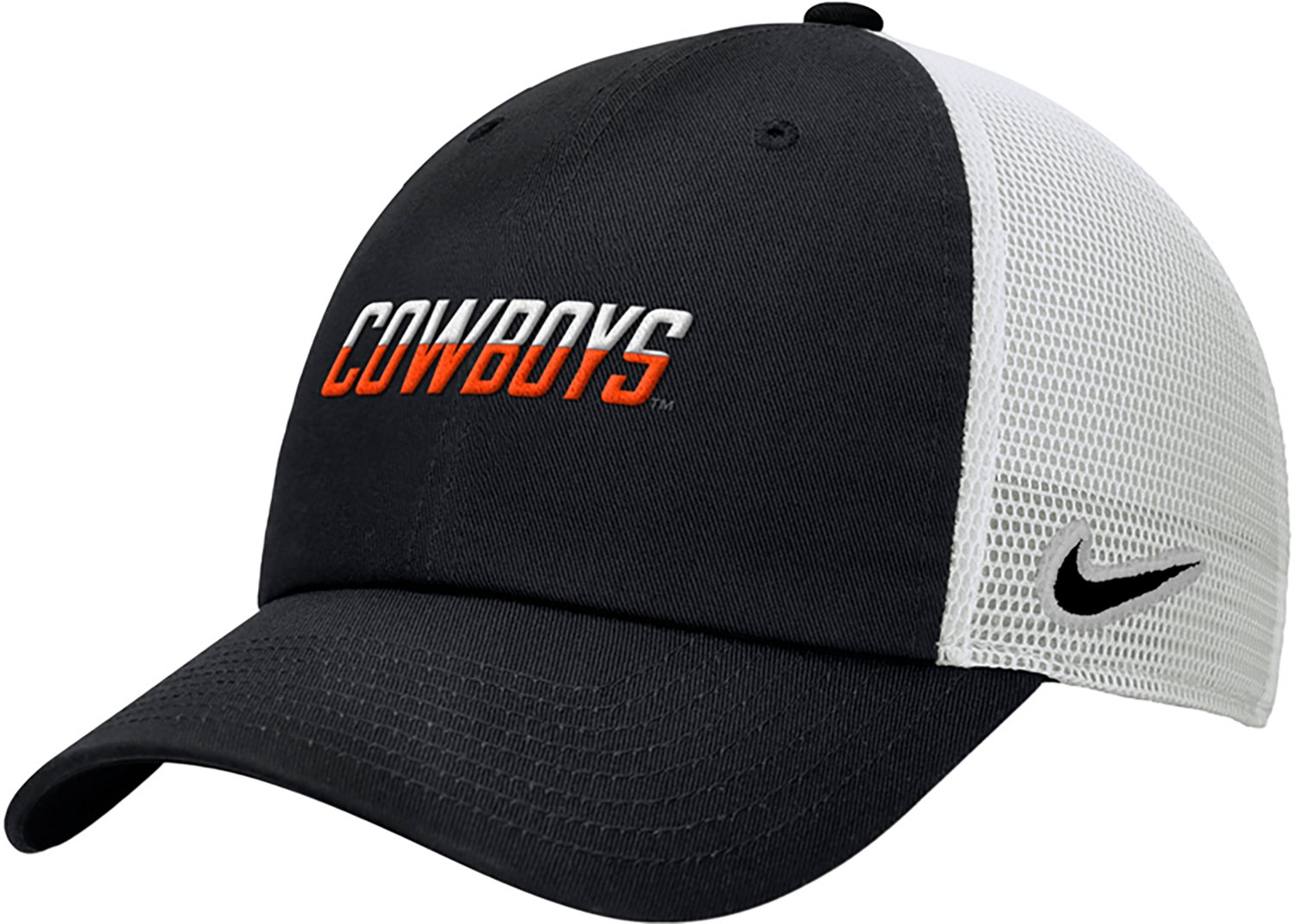 Nike Adults' Oklahoma State Unstructured Meshback Cap