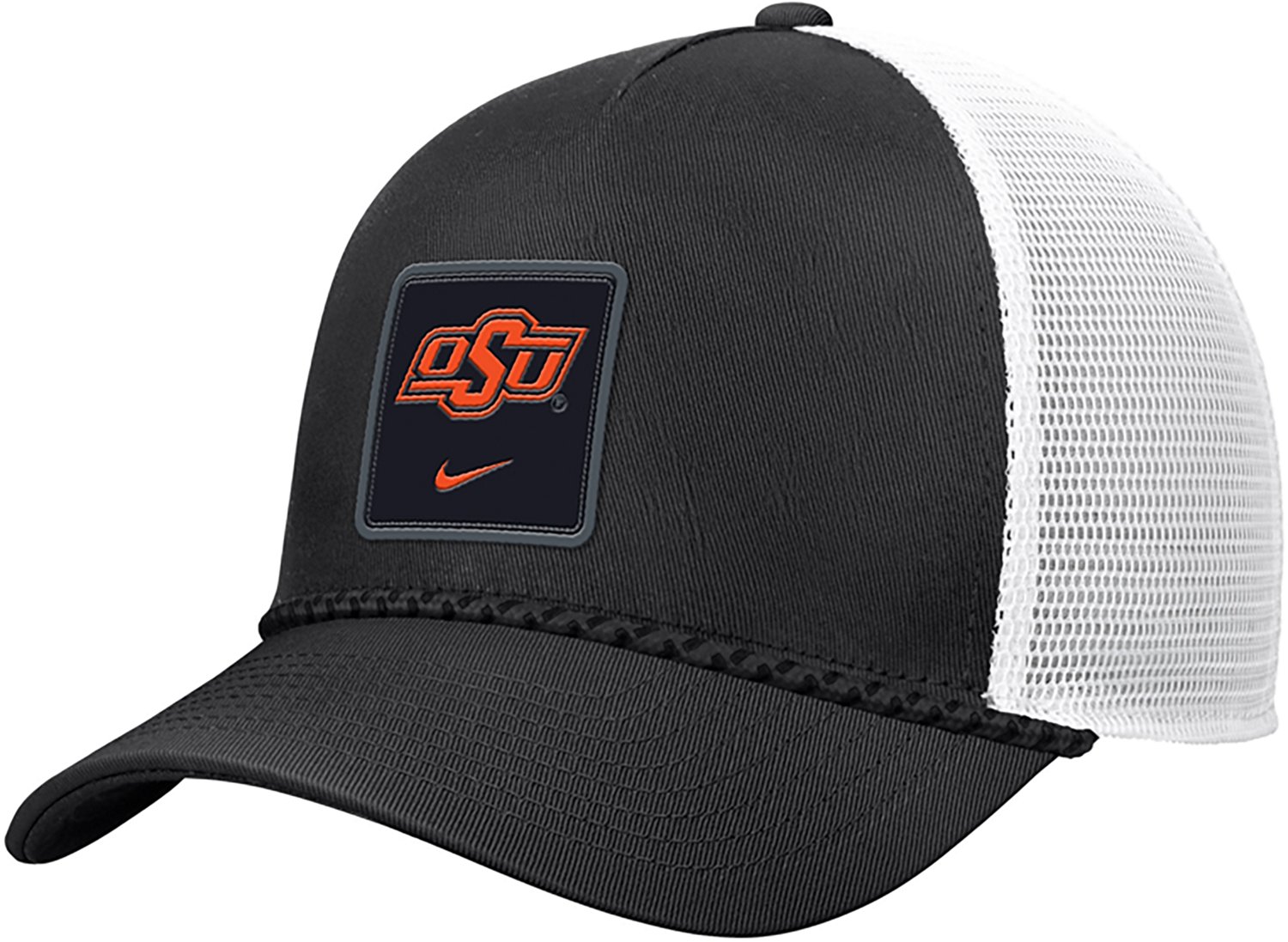 Nike Adults' Oklahoma State Patch Rise Structured Meshback Cap