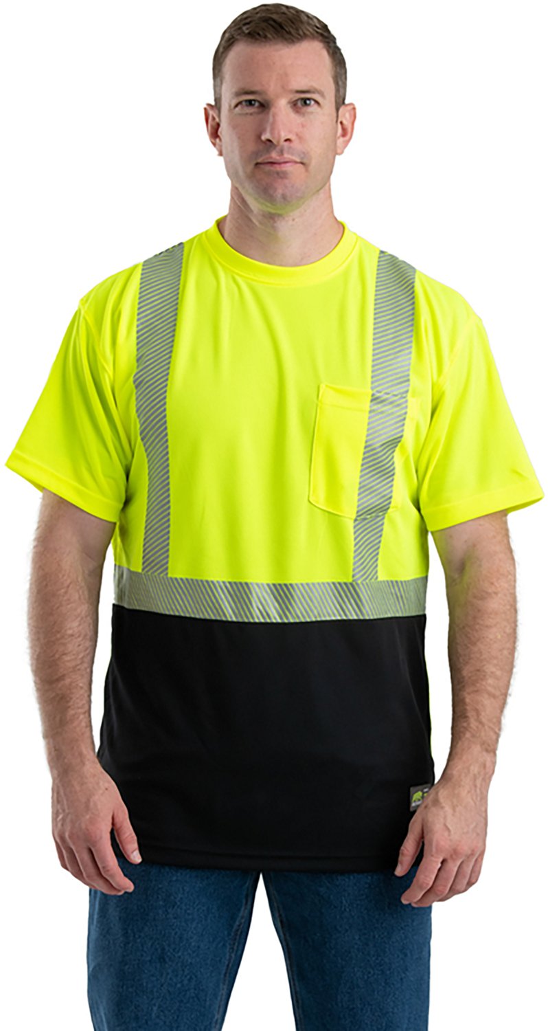 Berne Men's Hi Vis Class 2 Color Blocked T-Shirt
