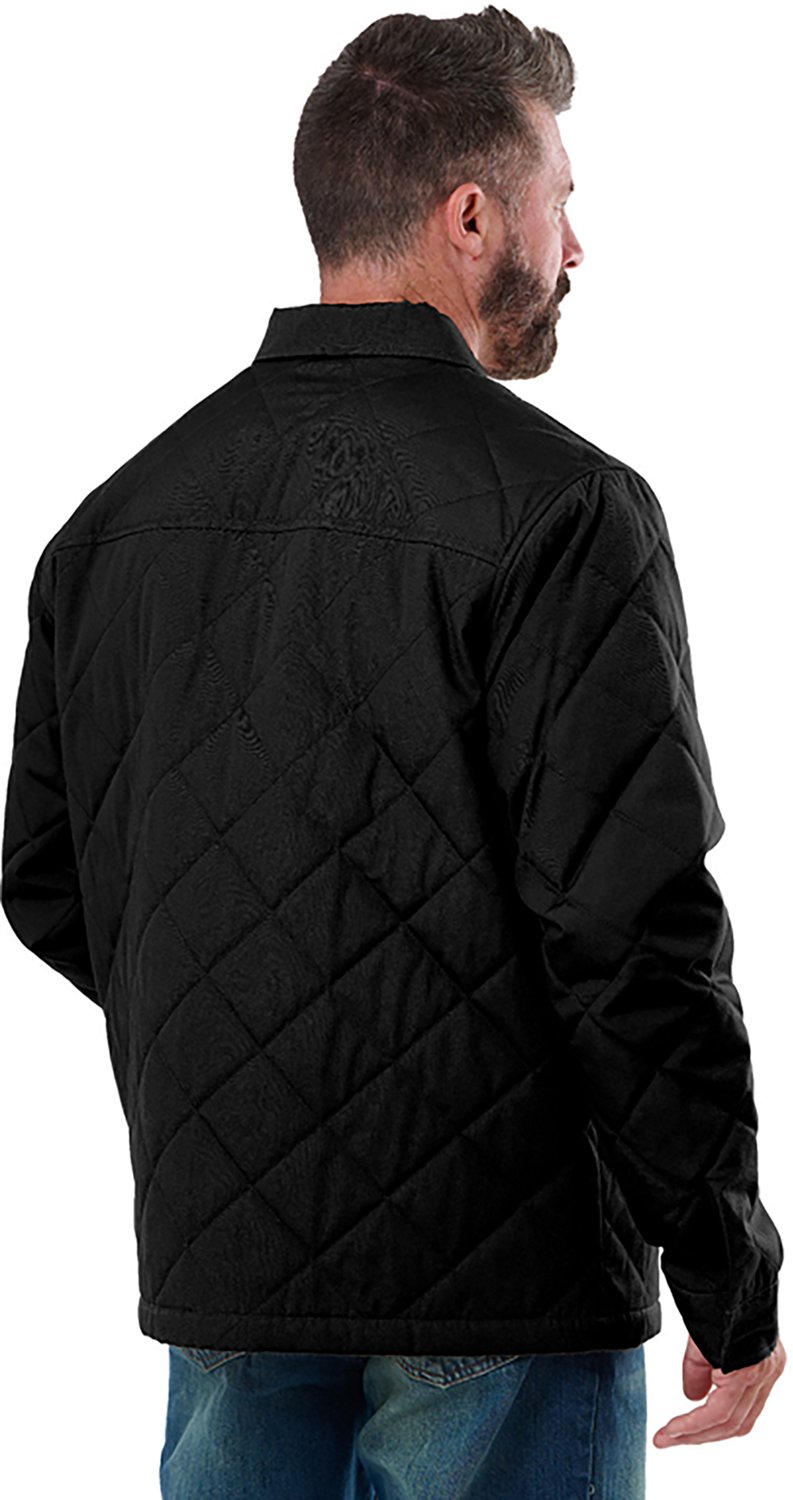 Berne Men's Quilted Water Repellent Shirt Jacket