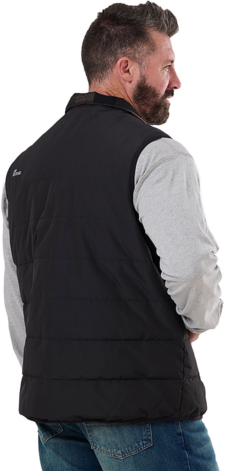 Berne Men's Channel Quilt Ripstop Flannel-Lined Vest