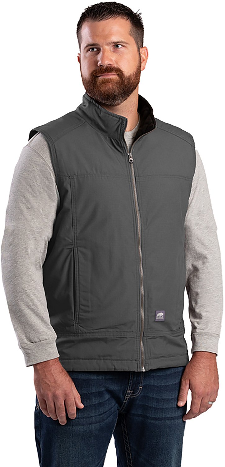 Berne Men's Heartland Fleece-Lined Ripstop Vest