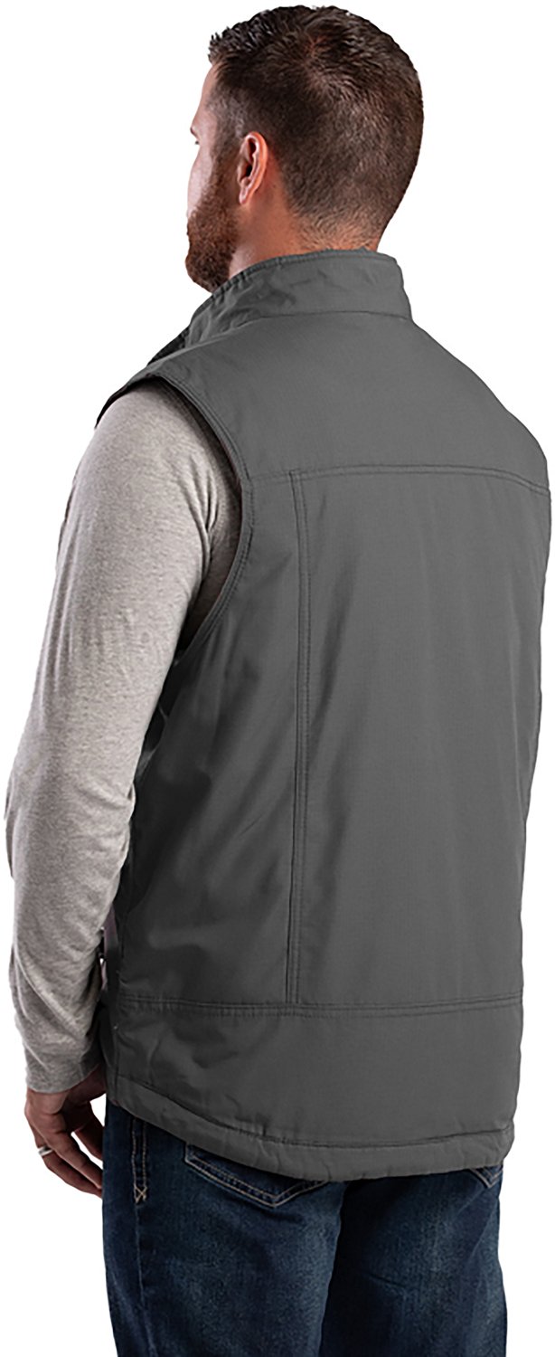 Berne Men's Heartland Fleece-Lined Ripstop Vest