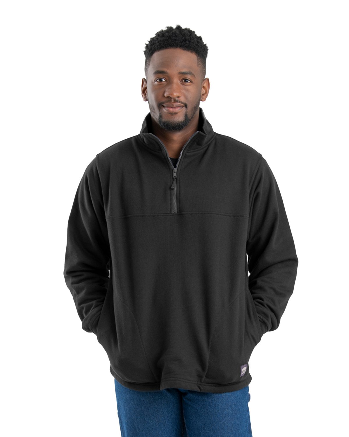 Berne Men's Heritage Thermal-Lined 1/4-Zip Sweatshirt