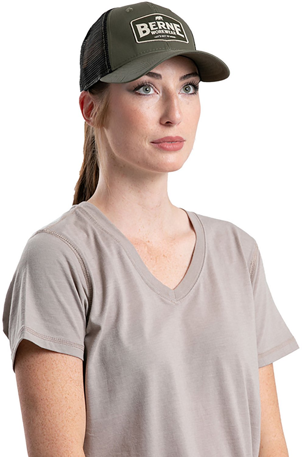 Berne Men's Logo Trucker Cap