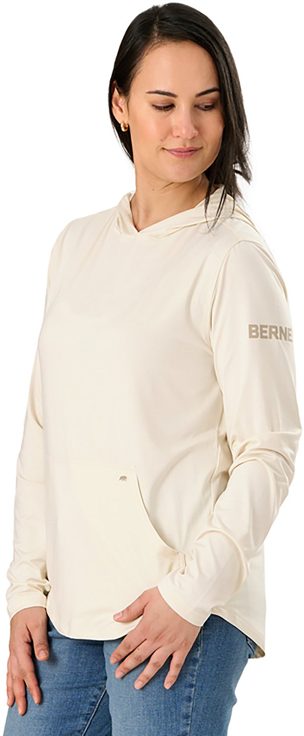 Berne Women's Hooded UPF Long Sleeve Sun T-shirt