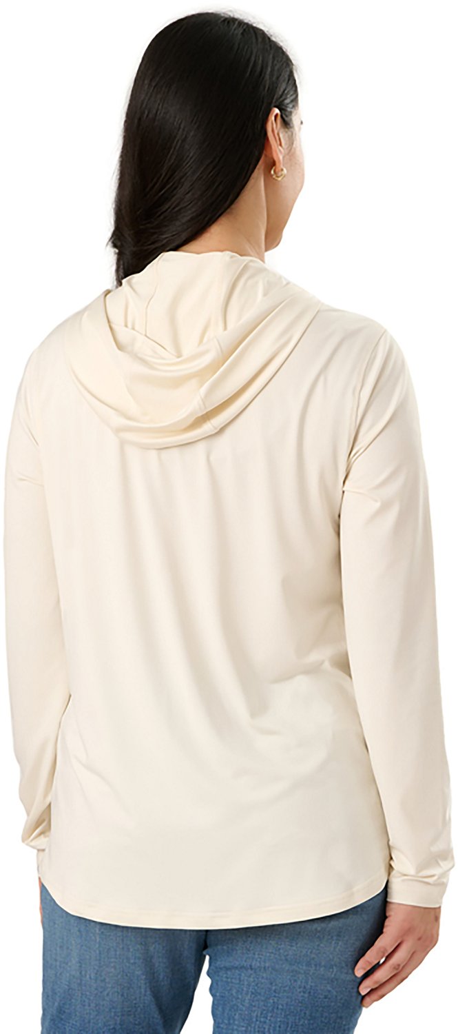 Berne Women's Hooded UPF Long Sleeve Sun T-shirt