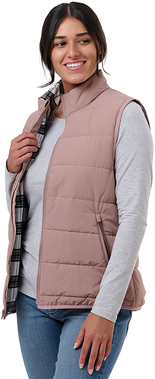 Berne Women's Channel Quilt Ripstop Flannel-Lined Vest