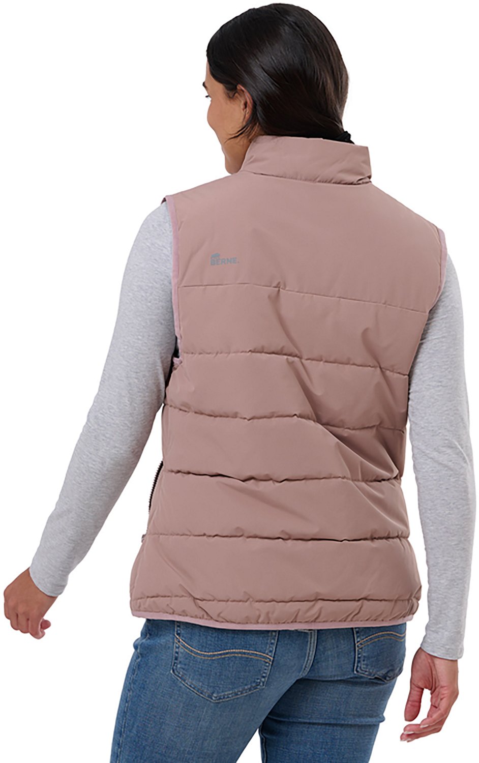 Berne Women's Channel Quilt Ripstop Flannel-Lined Vest - view number 2