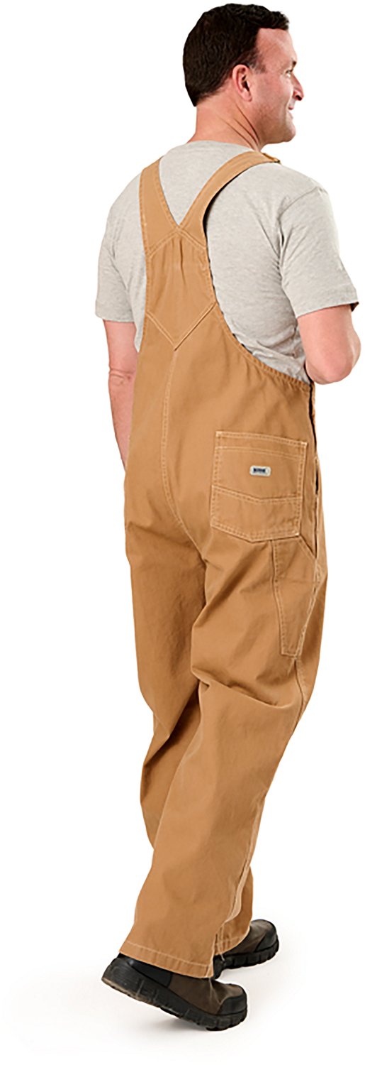 Berne Men's Vintage Washed Duck Bib Overalls - view number 2