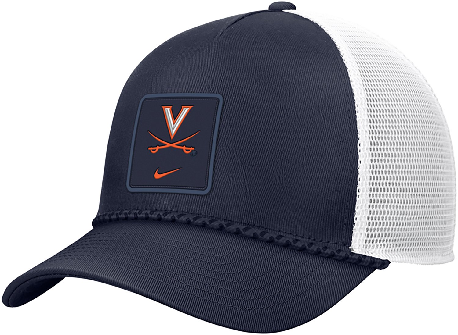 Nike Adults' Virginia Patch Rise Structured Meshback Cap