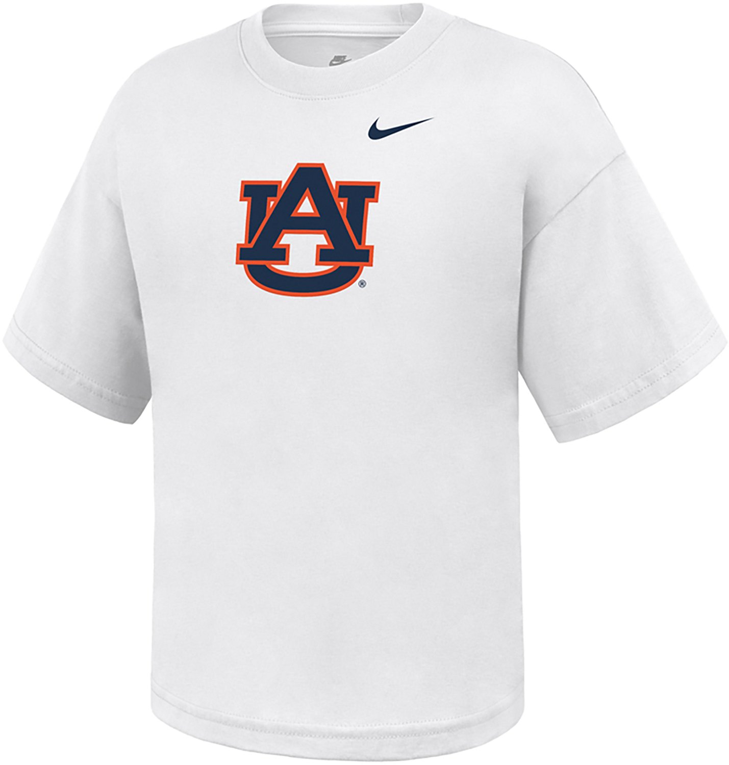 Nike Girls' Auburn Primary Logo Boxy Short Sleeve T-shirt