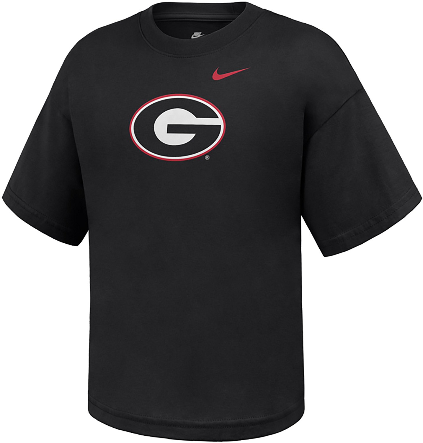 Nike Girls' Georgia Primary Logo Boxy Short Sleeve T-shirt