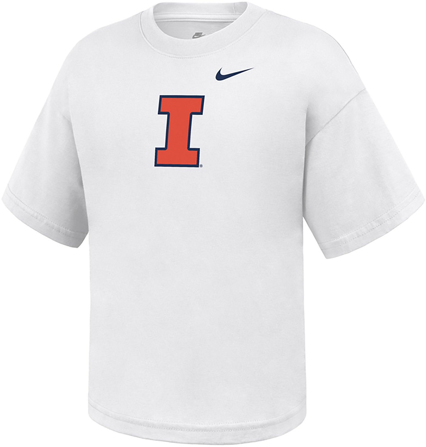 Nike Girls' Illinois Primary Logo Boxy Short Sleeve T-shirt