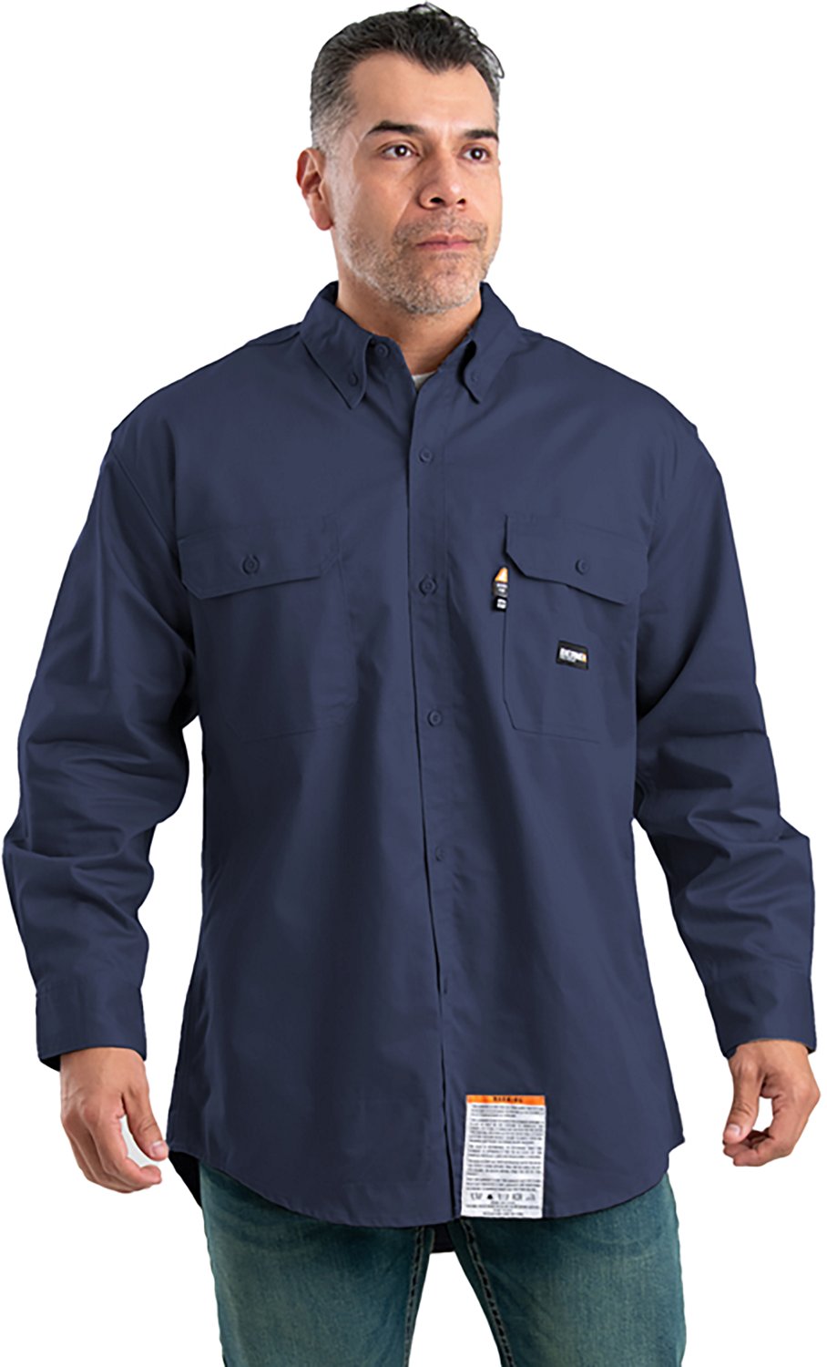 Berne Men's Flame Resistant Button-Down Workshirt - view number 3