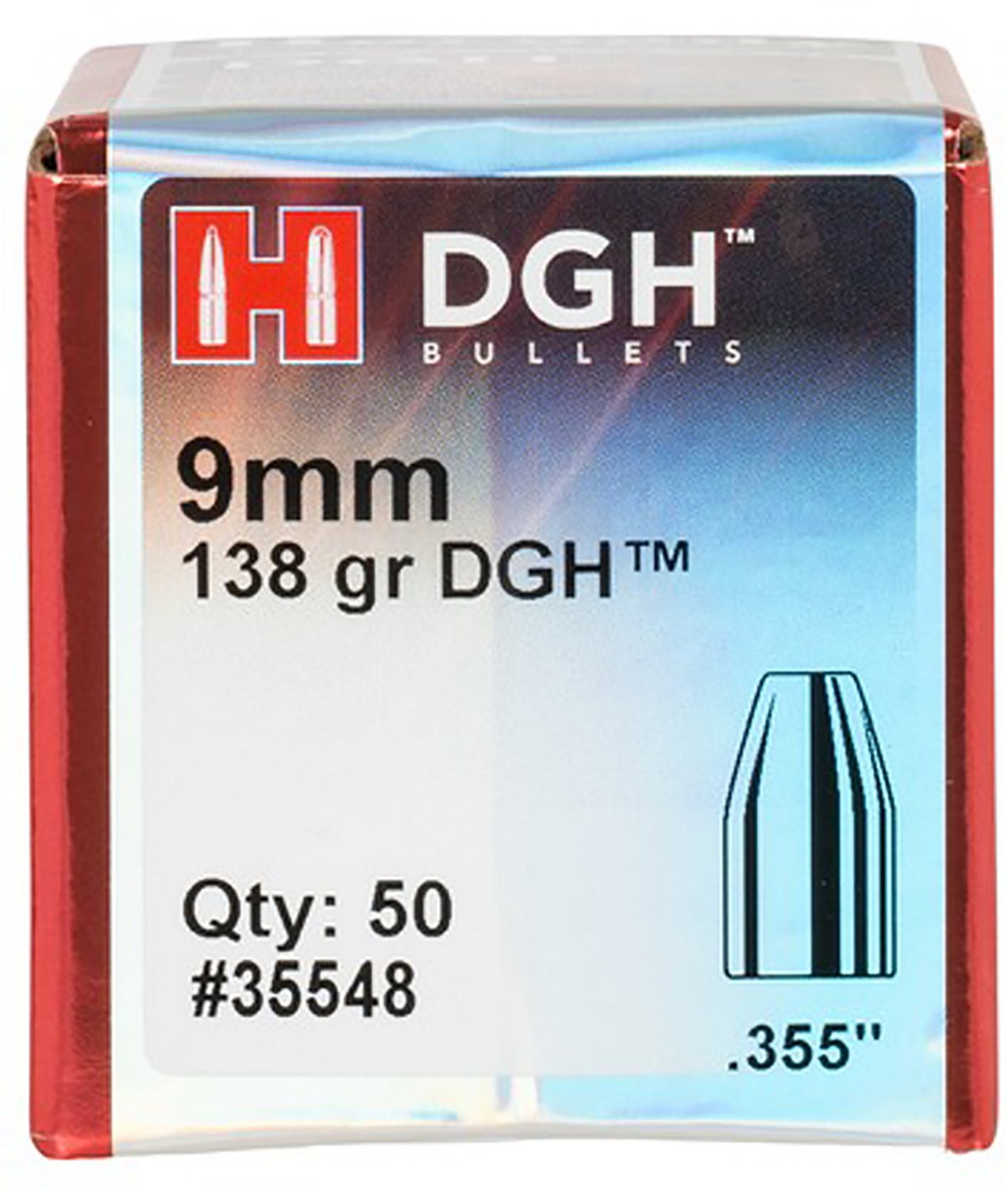 Hornady 9mm .355 138 GR DGH Reloading Bullets - view number 2